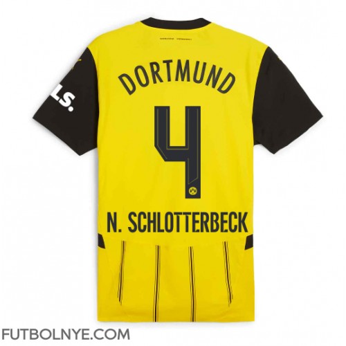 Camiseta Borussia Dortmund Nico Schlotterbeck #4 Primera Equipación 2024-25 manga corta